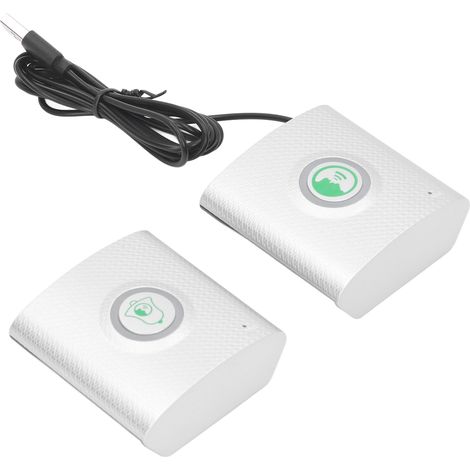 Sonnette sans fil longue portée, interphone intelligent bidirectionnel, sonnette d'entrée blanche (1/5)