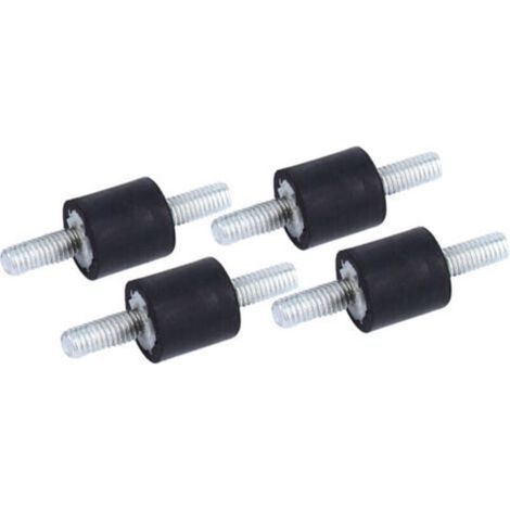 4 Pièces Supports en Caoutchouc M8, Supports de Bobines en Caoutchouc Anti-vibrations, Amortisseurs Bobines (M3 8x8) (1/4)