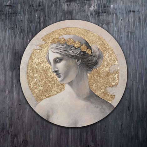 Gemälde Muse des Lichts auf Keilrahmen 80 cm (1/5)