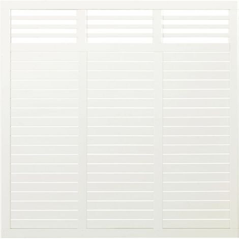 Plus Zaun Decora 180 x 180 cm RAL 9010 Weiß