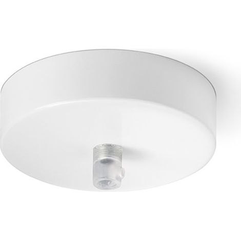 Rosone In Metallo Bianco Opaco D10Cm (1/3)