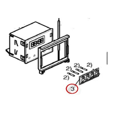 JEU DE TOUCHES DE MINUTERIE POUR FOUR NEFF - 00184063