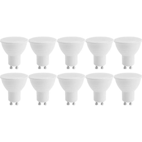 Ampoules LED GU10 pour spots, ampoules LED GU10, 5 W blanc froid 6500 K (équivalent halogène 50 W), ampoule à économie d'énergie, 400 lm, angle de faisceau de 120°... (1/5)
