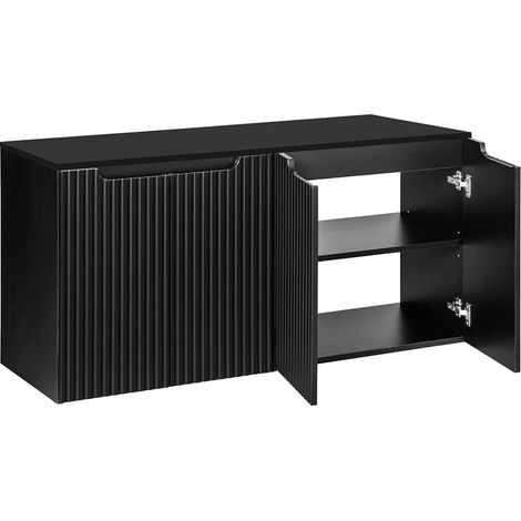Doppelwaschtisch-Unterschrank 120cm, in schwarz, NEWPORT-56-BLACK (1/5)