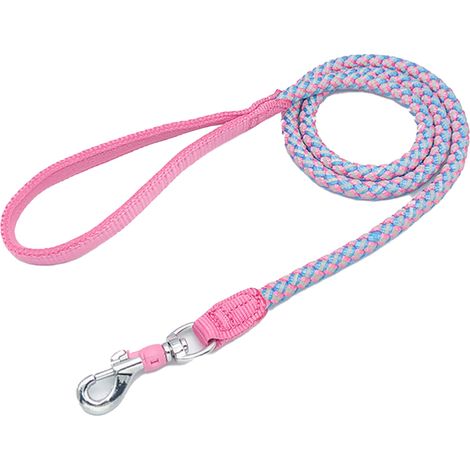 Laisse en corde pour chien - Laisse avec fils réfléchissants pour l'éducation et la promenade (1/5)