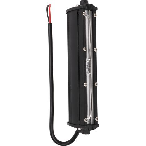 Phare de travail LED 54W noir, barre lumineuse 4x4 tout-terrain, lampe de route universelle pour moto, rangée unique, projecteur auxiliaire étanche (1/5)