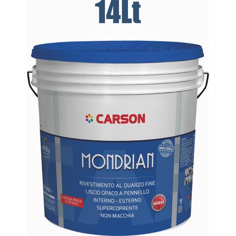 Mondrian bianco lt. 14 rivestimento al quarzo liscio per interni ed esterni (1/3)