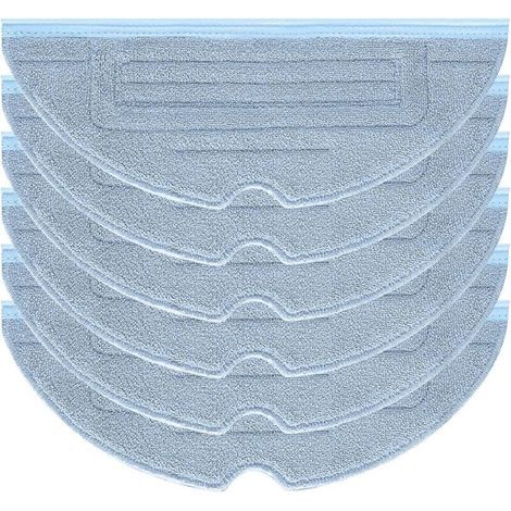 6pcs Serpillière pour Roborock S7 Pro Ultra S7 MaxV Ultra S7 Plus S7 Max Pièces de Rechange Accessoires pour Roborock S7 T7s T7s Plus Robot Aspirateur-- (1/5)