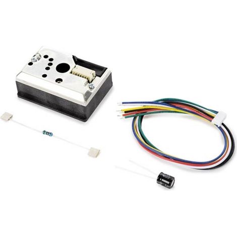Sensore di polvere Whadda GP2Y1010AU0F sensibilità 0.5 VCC (1/4)