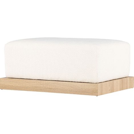 Ivy Pouf weiß.