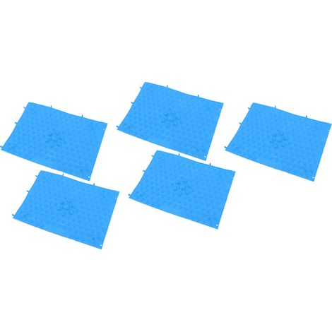 Tapis de massage des pieds en TPE (bleu) pour la marche, l'acupression et les jeux d'extérieur à la maison. (1/5)