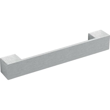 Poignée U12999 en zamak, finition nickelé satiné, longueur 336 mm, entraxe 320 mm