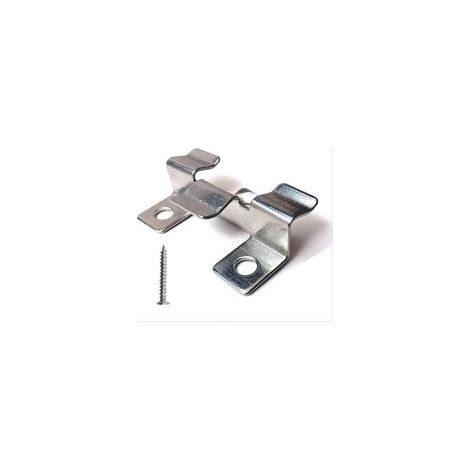 Lot de 100 clips de fixation pour terrasse en composite avec vis en acier inoxydable(hauteur 1 cm) (1/5)