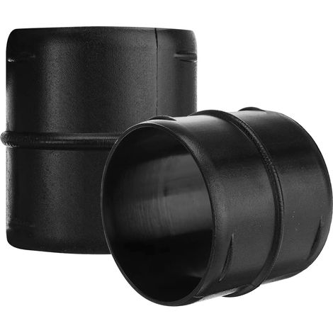 Lot de 2 raccords de tuyau de ventilation - 60 mm - Connecteur rond pour tuyau de chauffage - Raccord pour tuyau de ventilation (1/5)