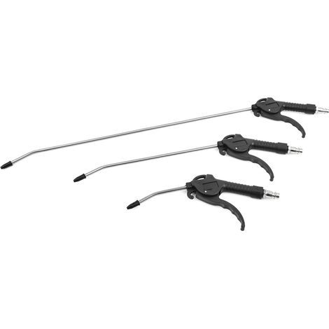 SET 3pz PISTOLE GONFIAGGIO UGELLI LUNGHI ARIA COMPRESSA ATTACCO RAPIDO G03127 (1/3)