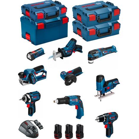 BOSCH Kit 12V BMK9-28CD3 (GSR 12V-15+GTB 12V-11+GDR 12V-105+GWS 12V-76+GST 12V-70+GOP 12V-28+GSA 12V-14+GLI 12V-80+GHO 12V-20) (1/5)