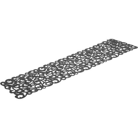 Rechteckige Tischdecke/Tischläufer aus Filz, Platzsets, Tischsets, Haushaltsdekoration (Dunkelgrau) (1/5)