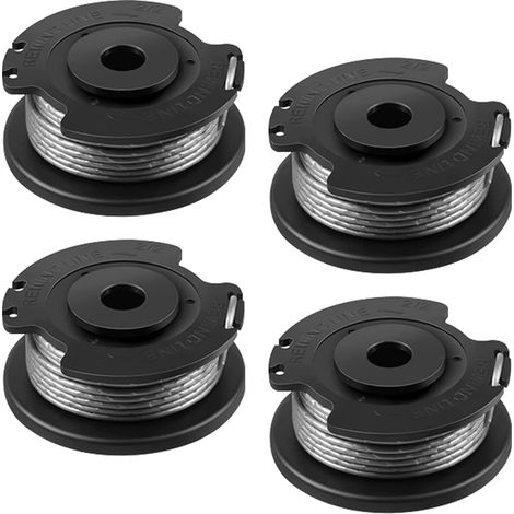 4 Bobines de Débroussailleuse, Ligne de Débroussailleuse Φ1,65 mm, 4,9 m, Compatible avec Débroussailleuse Bosch Art 23 26 EasyGrassCut 23, 26, 18 Art 23 SL 26 SL (1/5)