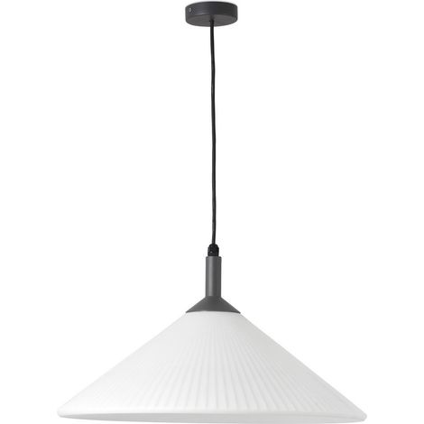 SAIGON Lampe suspension grise/blanche mat R55 71579-02 (1/6)