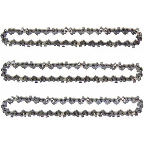 Enowelir Lot De 3 Chaînes Pour Élagueuse Sur Perche 10 Pouces 25 Cm 40 Maillons Faible Rebond Compatibles Avec Plusieurs Marques (1/5)