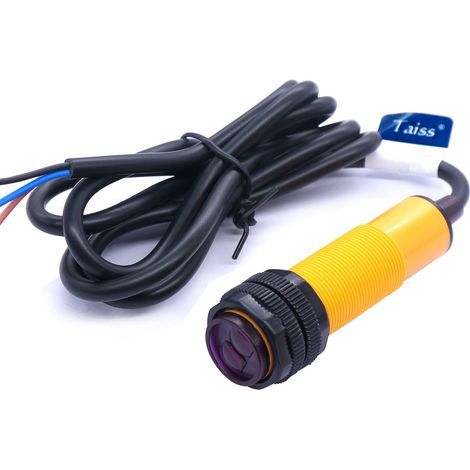 M18 Näherungsschalter PNP NO Fotoelektrischer Sensor 30 cm Einstellbar 6-36 VDC für industrielle Automatisierung (1/5)