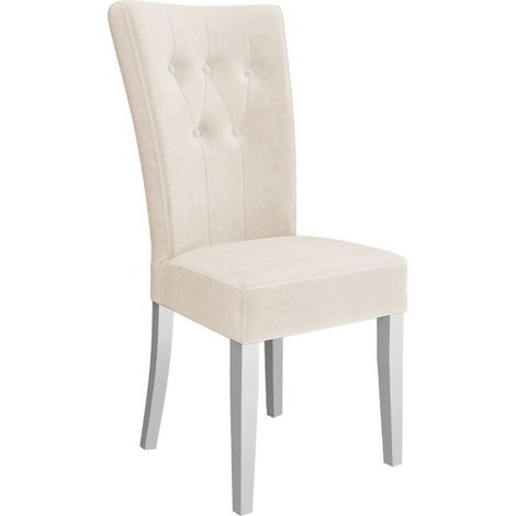 Silla Racine 108, Blanco + Magic Velvet 2250, 100x51x63cm, Tapiz, De madera, Aglomerado laminado