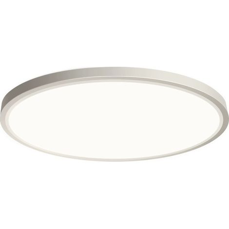 Plafonnier LED 24 W 3000 K/4000 K/6500 K, 2800 lm IP54 étanche, blanc, diamètre 30 cm, convient pour cuisine, chambre à coucher, salon (1/5)