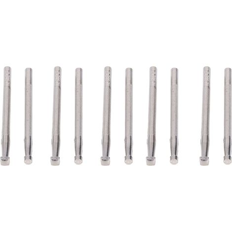 Lot de 10 outils de poinçonnage cuir DIY, 2 motifs antidérapants, acier allié, poinçon de gravure pour débutants (1/5)