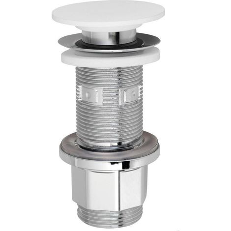 Sapho Accessoires Silfa - Bec de lavabo refermable, bonde Rockstone, blanc mat WA03451 (1/5)