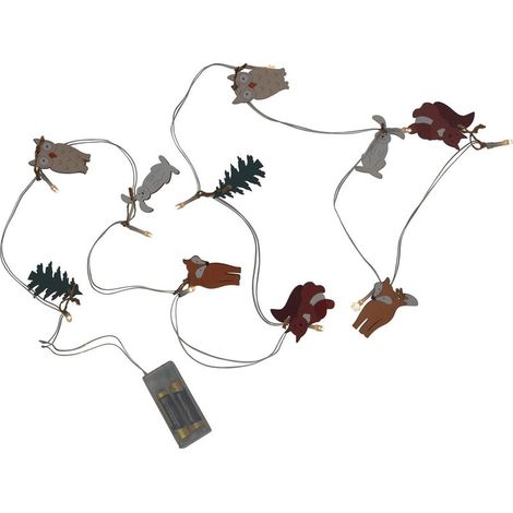 Guirlande Lumineuse, 40 LED, 4 m, Piles, Fil de Cuivre, Décor Noël, Jardin, Terrasse, Extérieur, Balcon, Mariage, Fête, Patio, Clôture, Intérieur, Chambre (1/5)