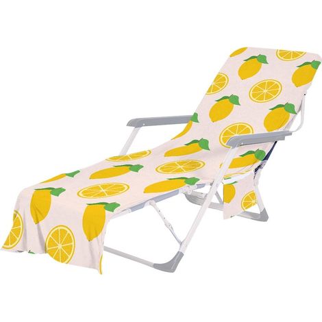 Strandstuhl-Überzug – Nicht dehnbares Polyester – 73 x 210 cm – Für Sonnenliegen, Pool, Garten, Hotel – 1 Stück (1/5)
