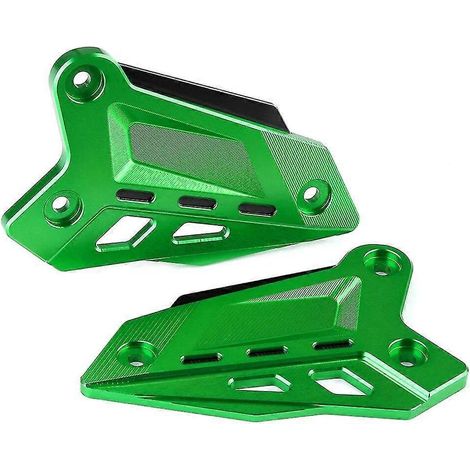 Für Kawasaki Z900 Z900se Z-900 Se Motorradzubehör Fußrasten Vorderpedalflügelhalterung Fersenplatten Schutzprotektor Z 900 900se - OHNE LOGO Grün2