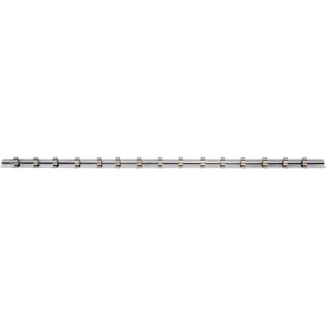 BGS Aufsteckschiene mit 15 Clips 6,3 mm (1/4") - 2120
