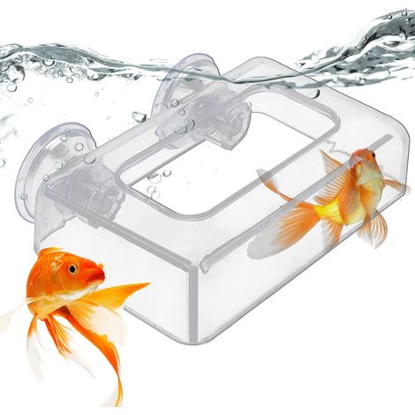 Fester Anti-Drift-Fischfutterautomat - Aquarienfischfutterautomat - Fischfutterautomaten für schwimmendes oder schuppiges Futter, jedoch nicht geeignet für Futter, das durch Stöße bewegt wird (1/5)