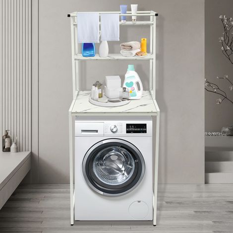 YISSALE-Toilettenregal, Badezimmerregal, Waschmaschinenregal,Badezimmerregal mit 3 Ebenen (1/5)