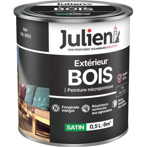 Vernice Julien Bois Microporosa Nera 0,5l - Julien