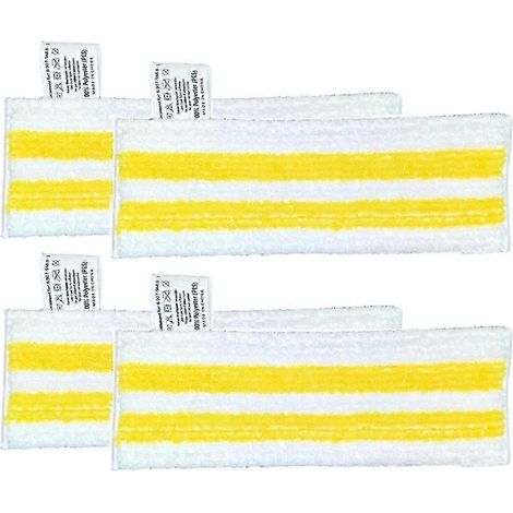 Lot de quatre chiffons de ponçage en microfibre pour sols Karcher Easyfix SC2 SC3 SC4 SC5 (1/5)