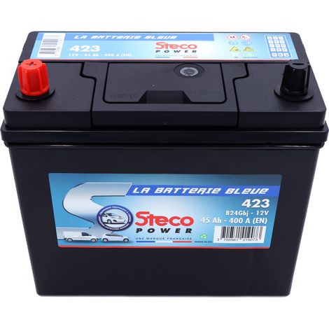 Batterie 12V 45Ah 400A 237x134x226 mm stecopower - 423
