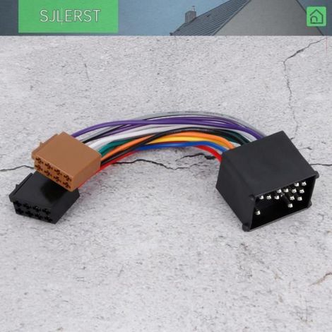 Adaptateur autoradio ISO Plug - - E36 E46 E39 - Installation simple - Universel - Noir (1/4)