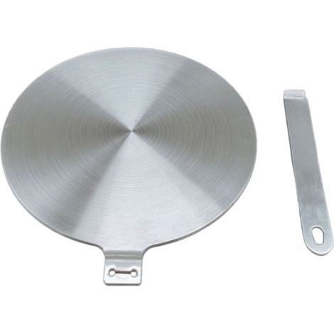 Adaptateur induction, plaque de conversion induction, plaque de refroidissement avec poignée et base amovibles (20 cm) (1/4)