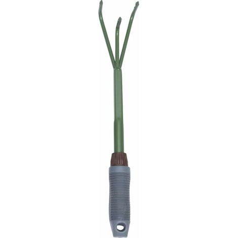 Garten-Handharke zum Jäten und Bodenbearbeiten, kompaktes Handgerät für Garten und Rasen (1/5)