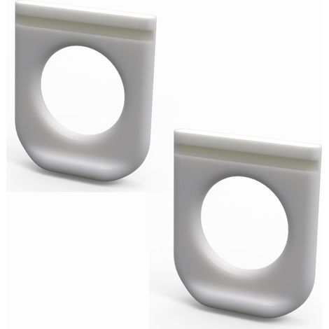 Lot de 2 languettes de traction pour store enrouleur et store occultant compatible avec Seitz, caravane, store à ressort, poignée pour camping-car, caravane, store vénitien (1/4)