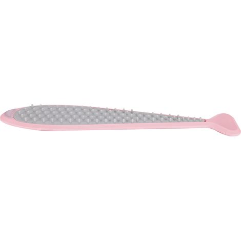 Peigne à langue pour chat ABS Pet non toxique pour le nettoyage, le toilettage, le massage et l'épilation (rose) (1/5)