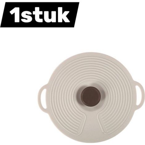 1 pièce - Couvercle alimentaire - Couvercle en silicone - Compatible micro-ondes - Résistant à la chaleur - Sans BPA - Convie (1/5)