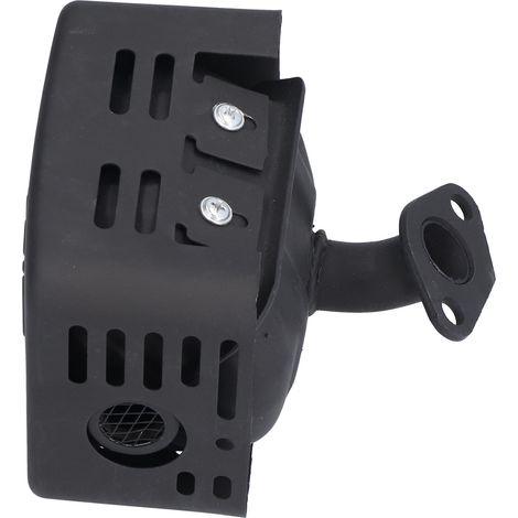 Auspuffschalldämpfer-Set mit Unterlegscheibe für GX160 (Schwarz) (1/5)