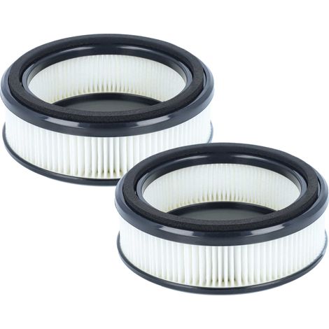 vhbw 2x filtro sostituisce Nilfisk 128389457 per aspirapolvere - filtro HEPA nero / bianco (1/5)