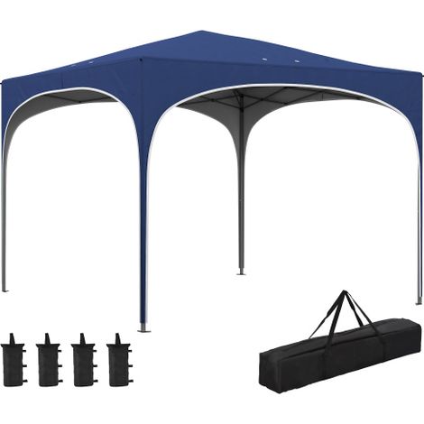 Traduzione in italiano: Bag per traino e sacco in tela Oxford (blu, con rinforzi in acciaio), adatto per attività outdoor e sport.