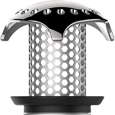 Pilzförmiger Haarfänger, Bodenablauf aus Edelstahl für Badewannen, Badewannenablaufschutz, Siphonfilter B (1/5)