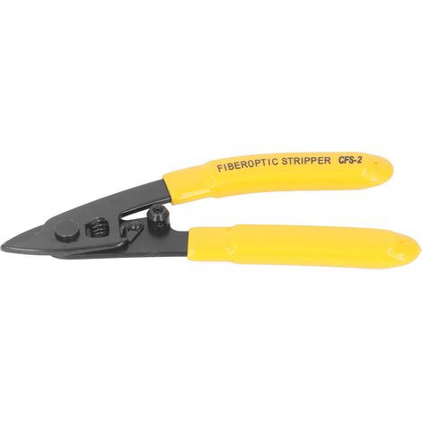 Selbstzurücksetzender Glasfaser-Abisolierer aus legiertem Stahl, wirtschaftlicher 2-Port-Drahtschneider für präzises Abisolieren und Schneiden (1/5)