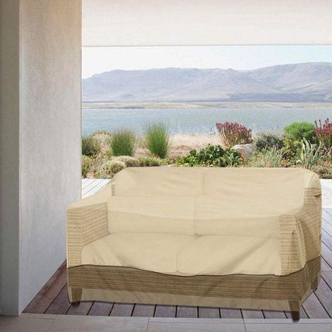 Housse de Canapé imperméable Anti UV, Extérieure en Tissu, Couverture Canapé, Bâche Chaise Extérieur Loveseat Jardin,, 193 x 83 x 84 cm (1/5)